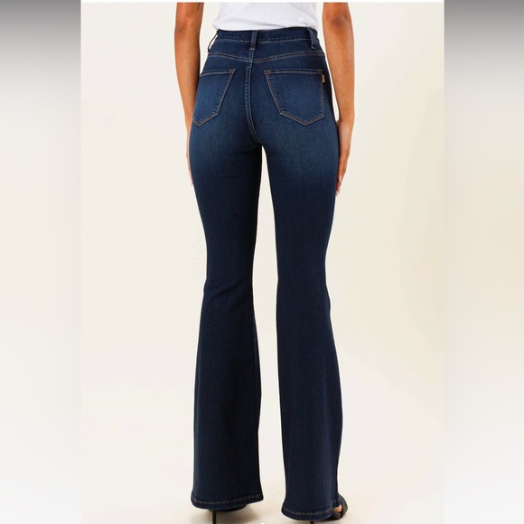 Vibrant M.i.U Tall Bell Flare Jeans - Picture 7 of 16